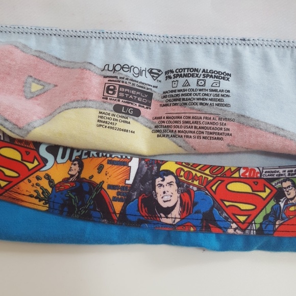 NWT SUPERGIRL DC BIKINI BREIF sz XS - Picture 4 of 5